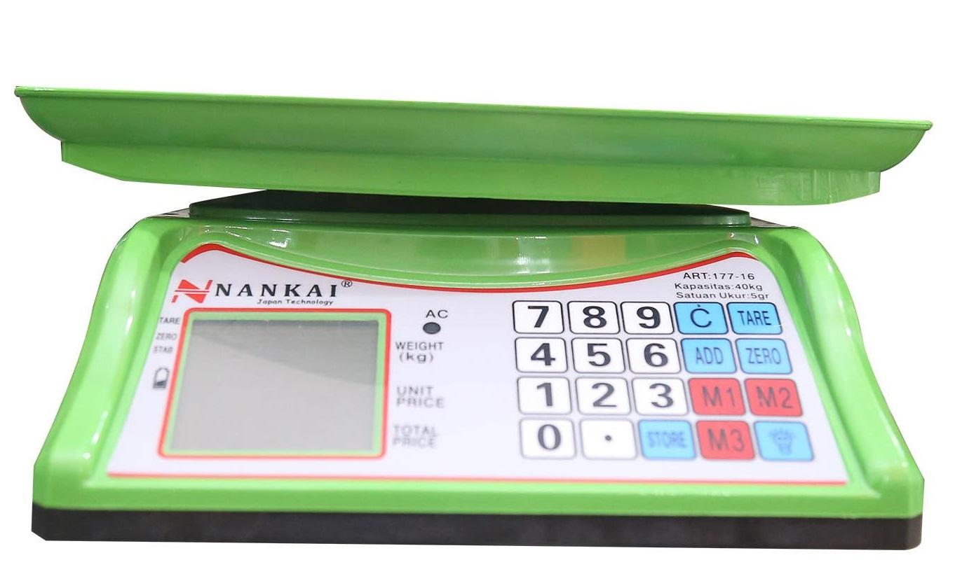 Nankai Electronic Digital Scale / Timbangan Duduk Digital 40Kg ( Khusus Pulau Jawa )