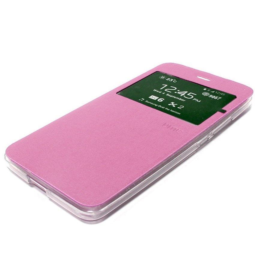 Ume Flip Cover untuk Oppo Neo 9 (A37) Flipshell / Leather Case / Sarung hp - Pink