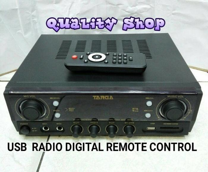 Original AMPLIFIER TARGA TR BN-302 USB SD RADIO DIGITAL REMOTE CONTROL