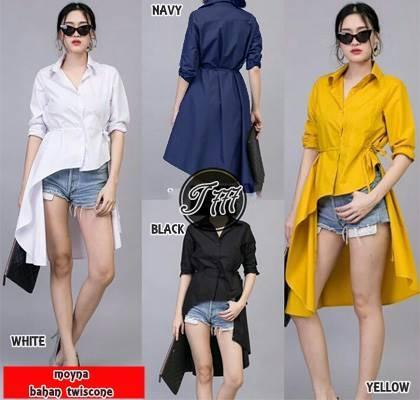fashionshop SALE ATASAN MOYNA / Dress / Blouse / Kemeja Wanita / Salur / Fashion Terbaru / Baju Wanita / Tumblr Tee / Baju Sabrina / Blouse Sabrina / Kemeja Formal / Atasan Muslim / Kemeja Wanita / Baju Atasan Wanita / T-shirt / Baju Elegant
