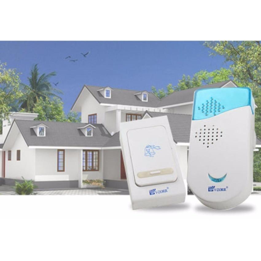 bel pintu wireless door ring bell 16 pilihan musik jangkauan 100 meter nirkabel instalasi kabel portable barang unik household