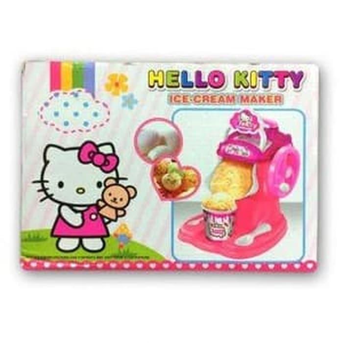 SPECIAL Mainan Anak - Hello Kitty Ice Cream Maker Mesin Pembuat Es Krim Pink
