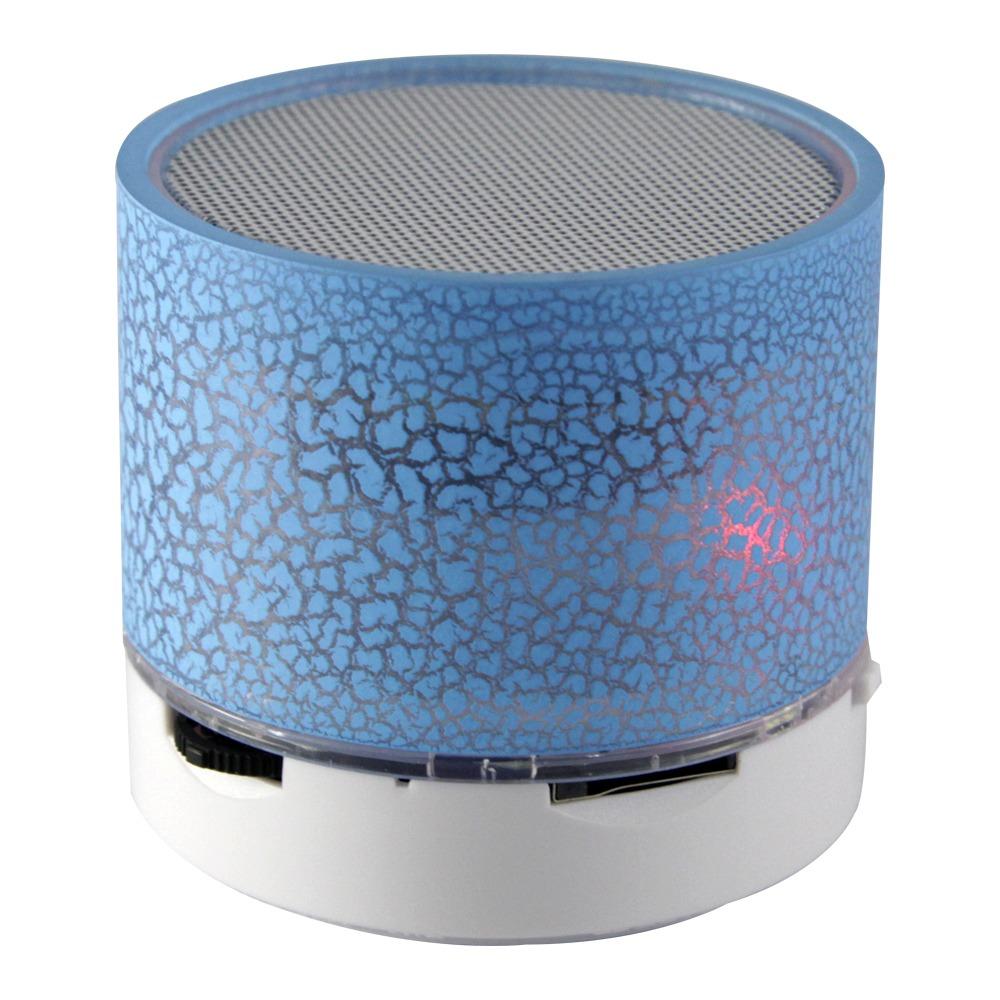 Speaker Bluetooth Mini Portable S10 Motif LED Support FM Radio TF Card + USB For Samsung Xiaomi Oppo Vivo Phone