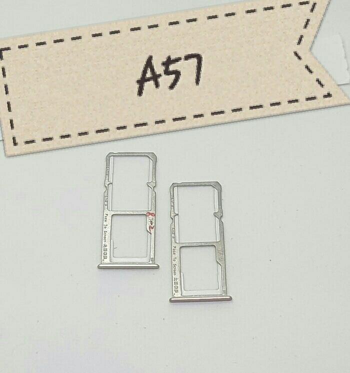 Sim Tray / Sim Lock / Slot Sim Oppo A57 Original Warna : - Gold - Rose gold