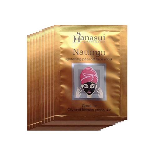 Hanasui Naturgo Masker Lumpur Pengangkat Komedo BPOM - 10 Pcs