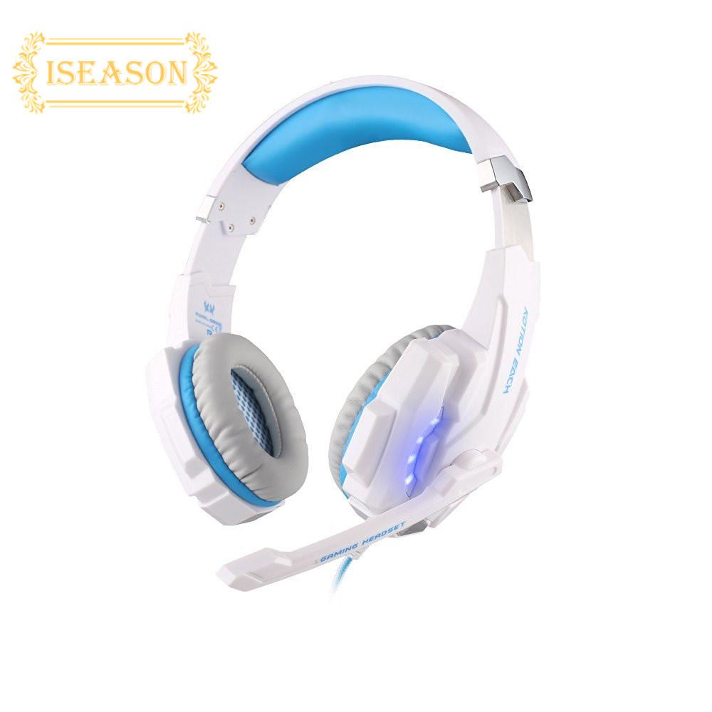 ISM Setengah Mati Penjualan Hidup 3.5 Mm Stereo Permainan Headset LED Ikat Kepala Headphone With Mikrofon Anda PS4 Laptop Buah -Internasional