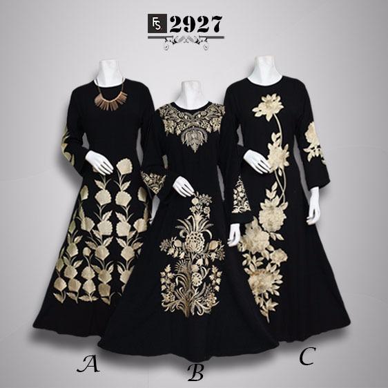 Toko Kirana Surabaya Gamis maxi dress baju gaun pesta busana muslim jumbo abaya 927