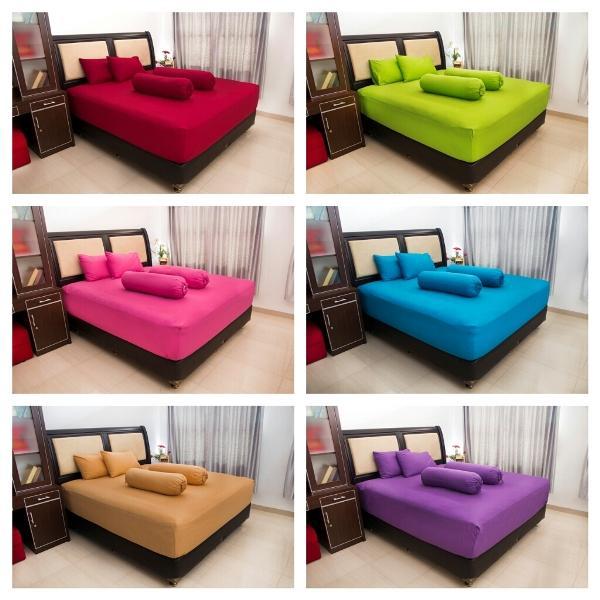 Sprei Polos Pelangi 160x200