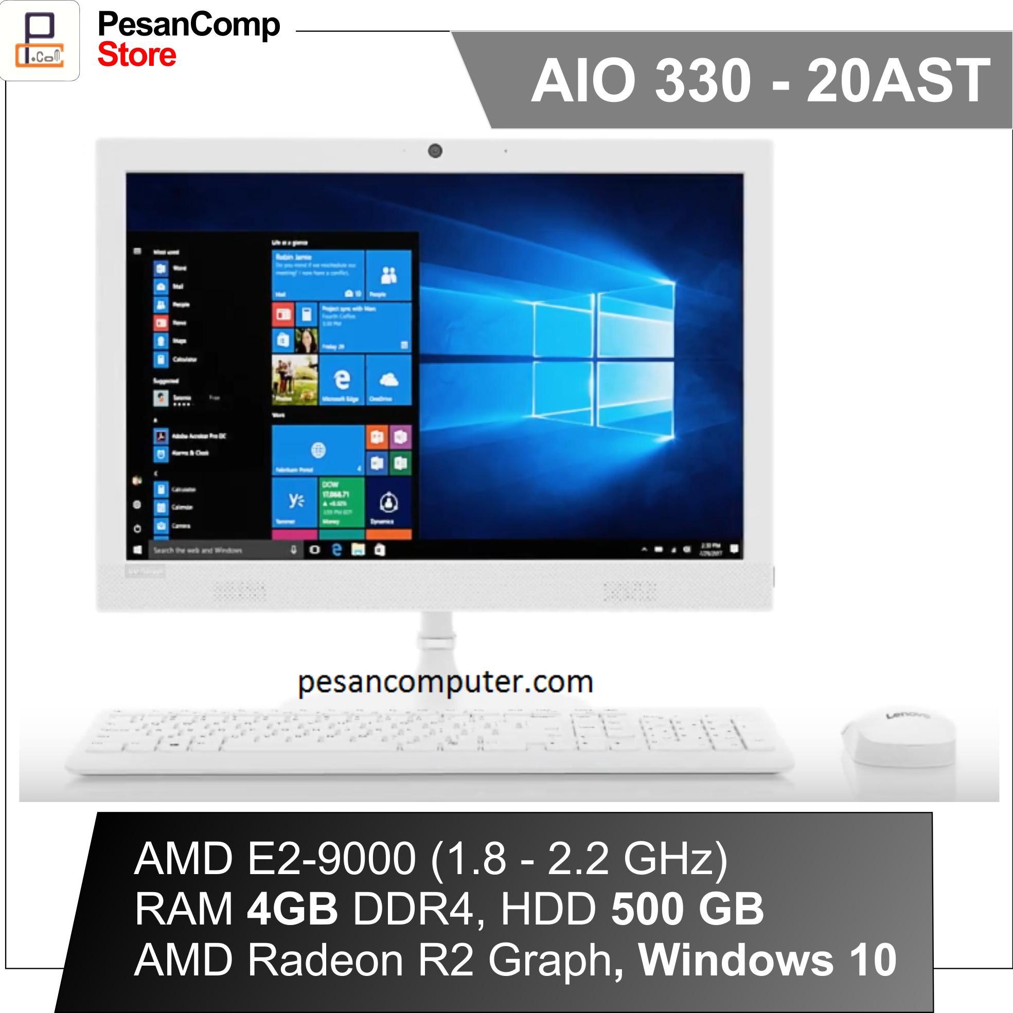 Lenovo AIO 330-20AST 1GID AMD E2 F0D8001GID RAM 4GB HDD 500GB Win10 19'5