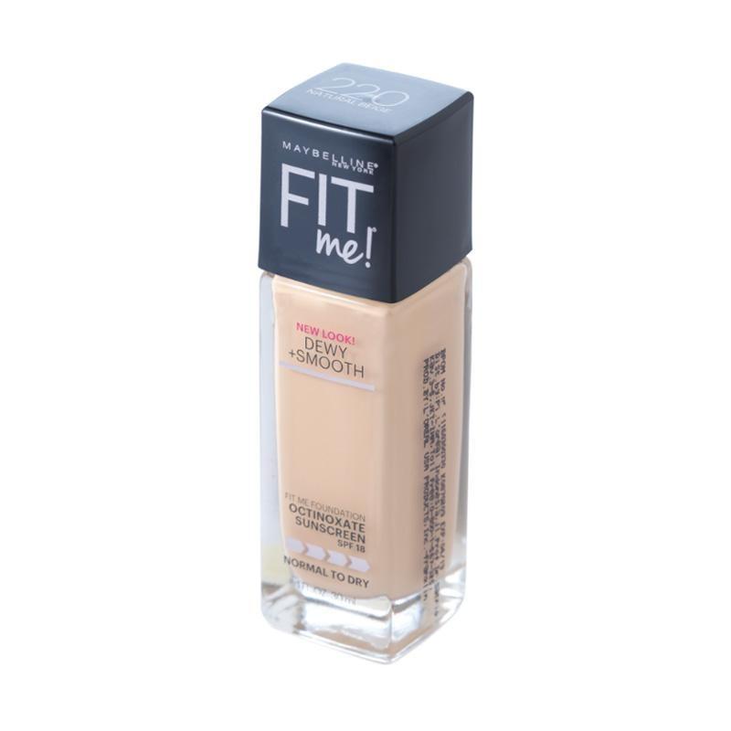 Maybelline Fit Me Dewy + Smooth Liquid Foundation - 210 Sandy Beige