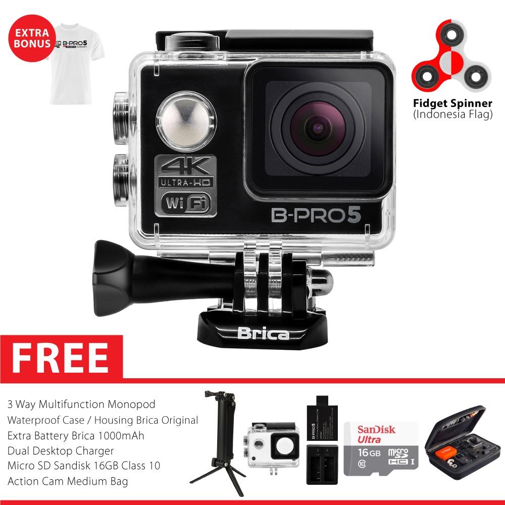 BRICA B-PRO 5 Alpha Edition 1 4K (AE1 4K) Combo 3 Way Berrisom SpinIndo - Hitam