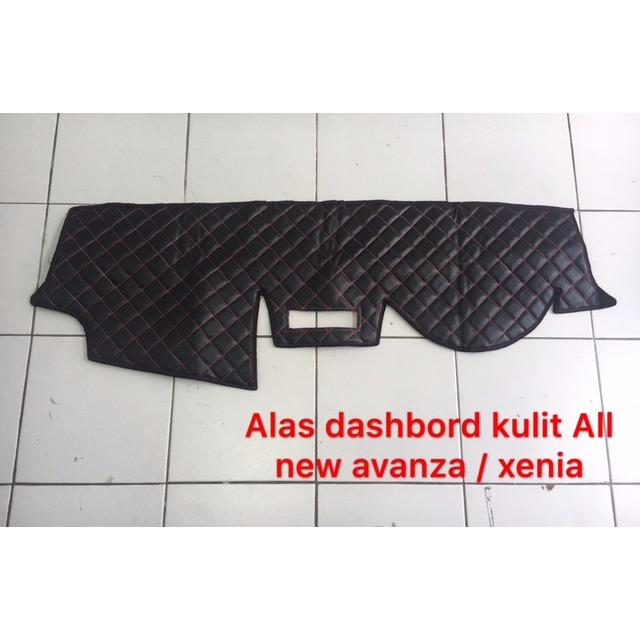 alas pelindung dashboard bahan kulit untuk mobil daihatsu all new xenia / cover dashbor kulit daihatsu all new xenia / tatakan dasbod kulit mobil daihatsu all new xenia