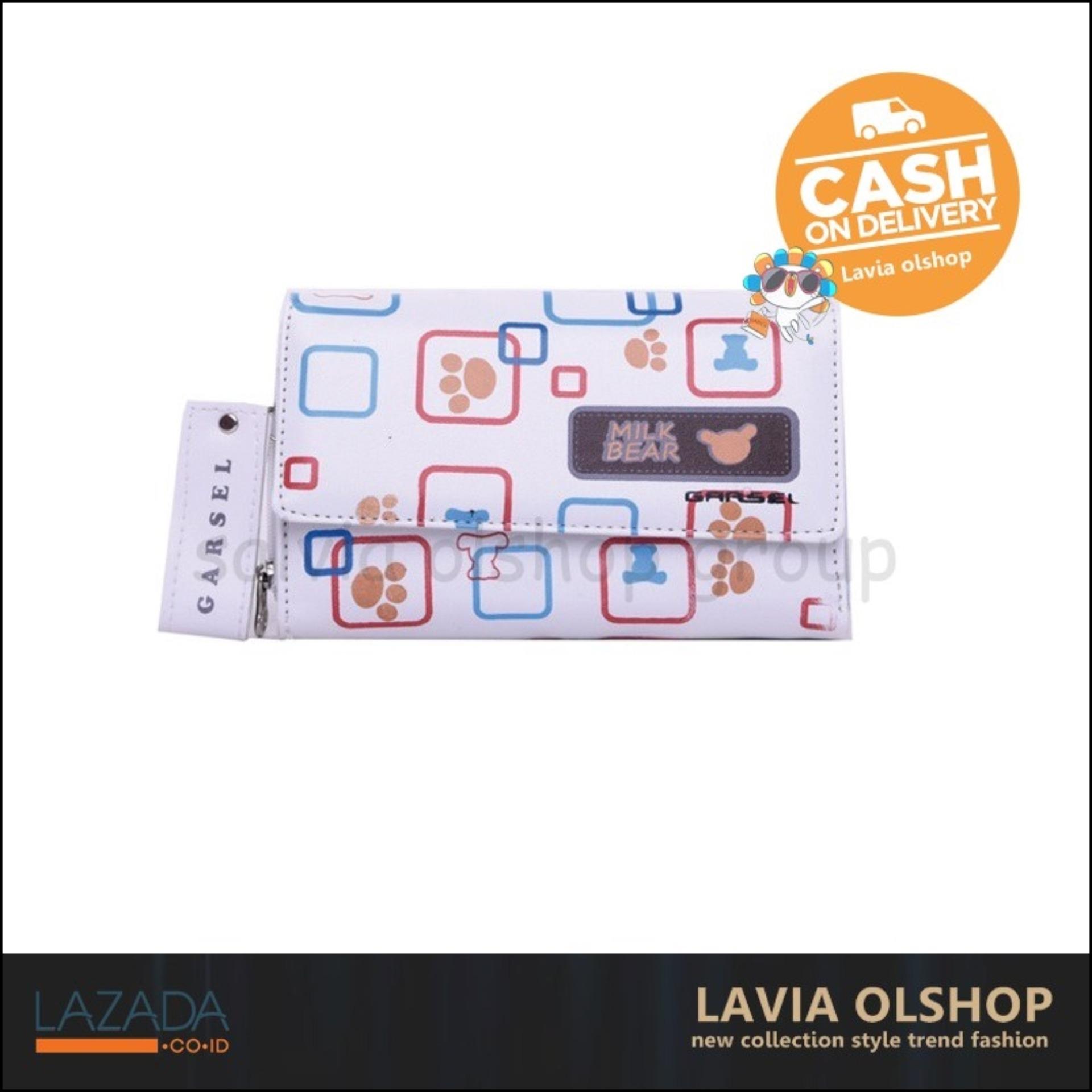 Fashion Dompet Wanita  Lucu Dan Modis Model Terbaru GDK 6403 - Putih