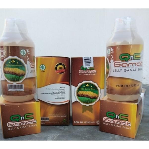 QnC Jelly Gamat 100% Asli - Obat Jerawat Batu Terbaik Dari Bahan Alami, Jerawat Meradang, Bekas Jerawat, Bopeng, Wajah Berminyak, Dll