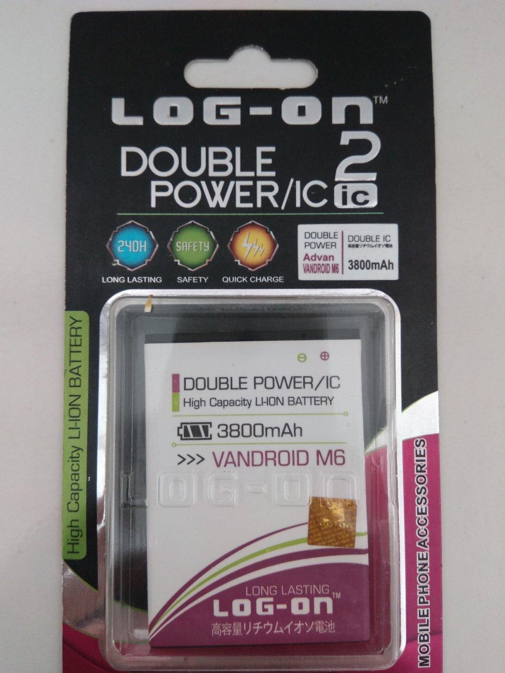 LOG ON BATTERY FOR ADVAN VANDROID M6 BP50AA
