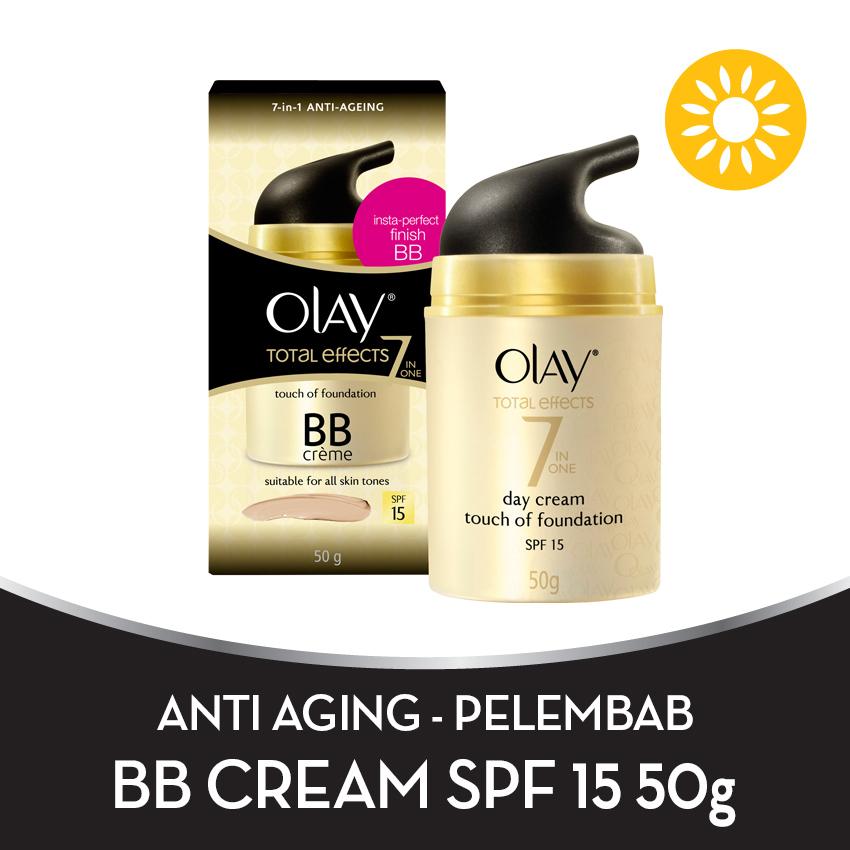 Olay Total Effects 7 in One Day Cream Touch of Foundation SPF 15 50gr