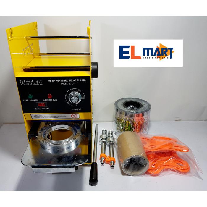 elmart Getra cup sealer SC D8/mesin penyegel gelas plastik manual berkualitas
