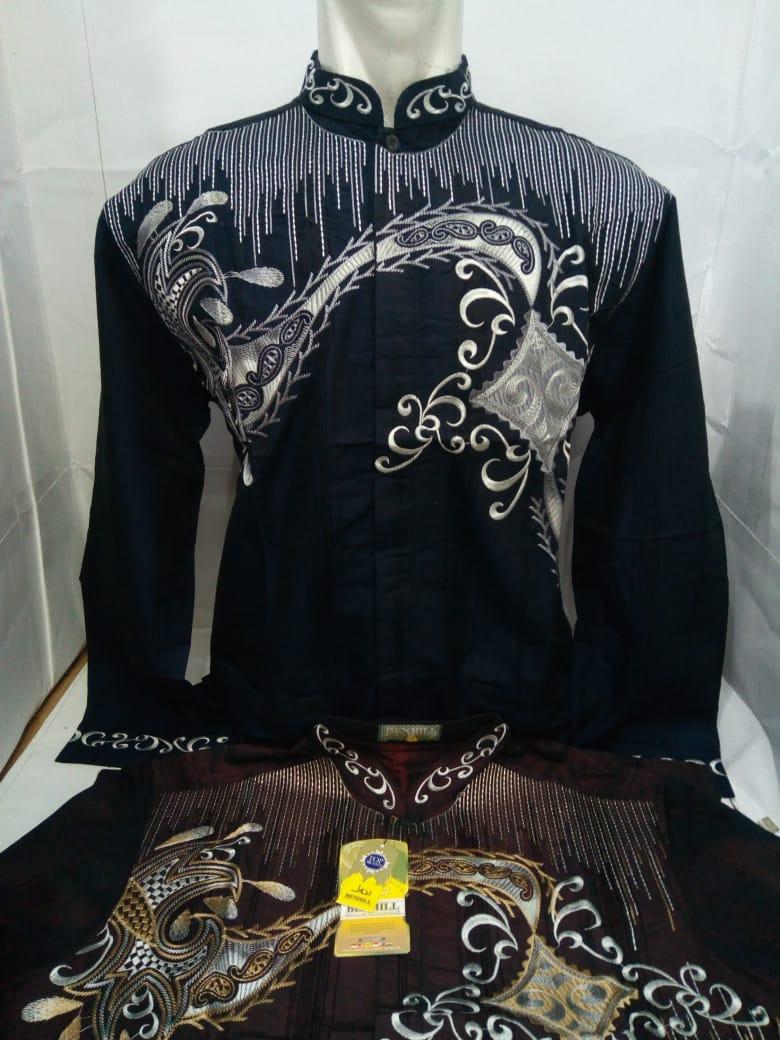 Baju Koko Pria Lengan Panjang - Kemeja Muslim - Baju Muslim - Toko Sumber Rejeki Jeans