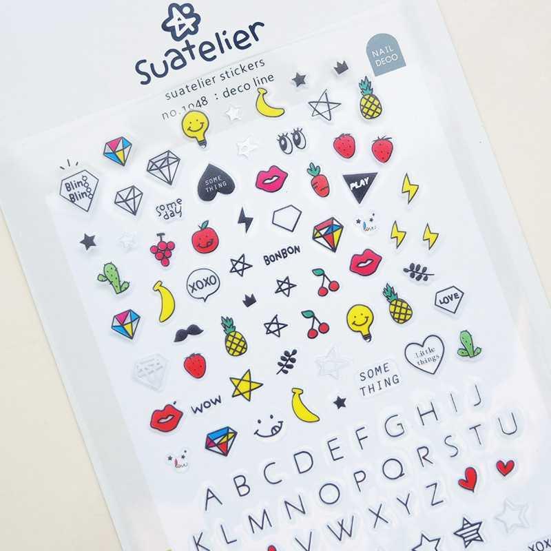 BEST SELLER Suatelier Line Diary Deco Stickers / Sticker Hiasan Buku HARGA TERMURAH