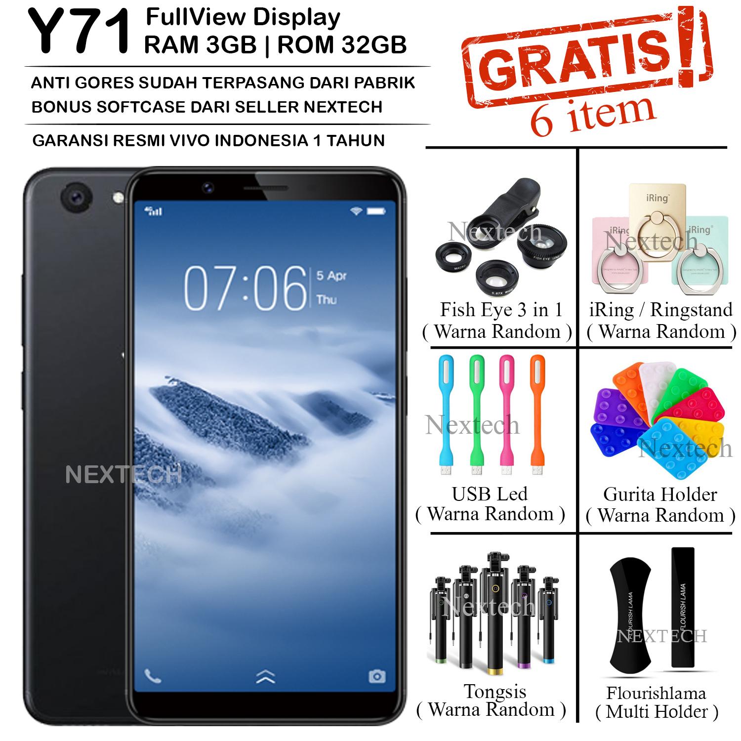 VIVO Y71 ( 2018 ) - RAM 3GB - ROM 32GB - GARANSI RESMI