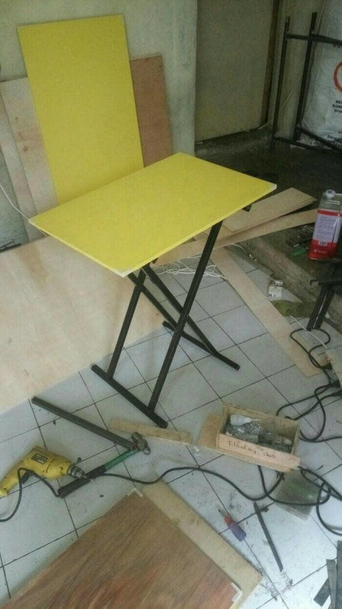 60 X 40 meja lipat belajar anak cafe rumah makan coffee shop vape @ meja belajar anak lipat karakter kayu lampu minimalis perempuan kecil