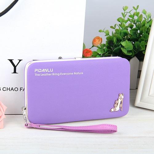 Dompet Panjang Wanita Pidanlu Kulit Imitasi / Dompet Wanita Panjang Pidanlu High Heels Muat HP - Dompet Perempuan Panjang / Dompet Pidanlu High Heel Murah / Women Long Wallet / Dompet Wanita Simple Elegan Unik Keren / Dompet Wanita Korea Import