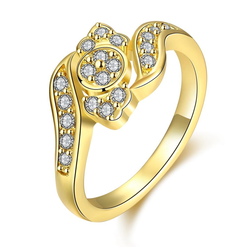 Bella & Co. Ring KZCR084-A-7 Aksesoris Perhiasan Cincin Lapis Emas