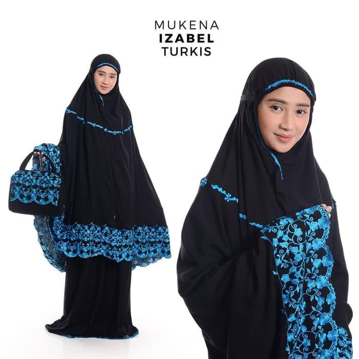 Auf Hammas Mukena mewah / Mukena dewasa / Mukena bali / Mukenah / Mukena katun jepang / Mukenah Wanita / Mukena Putih / Mukenah Murah / Mukenah Jumbo / Mukenah Remaja / Mukenah Dewasa Tas Behel Izabel Biru