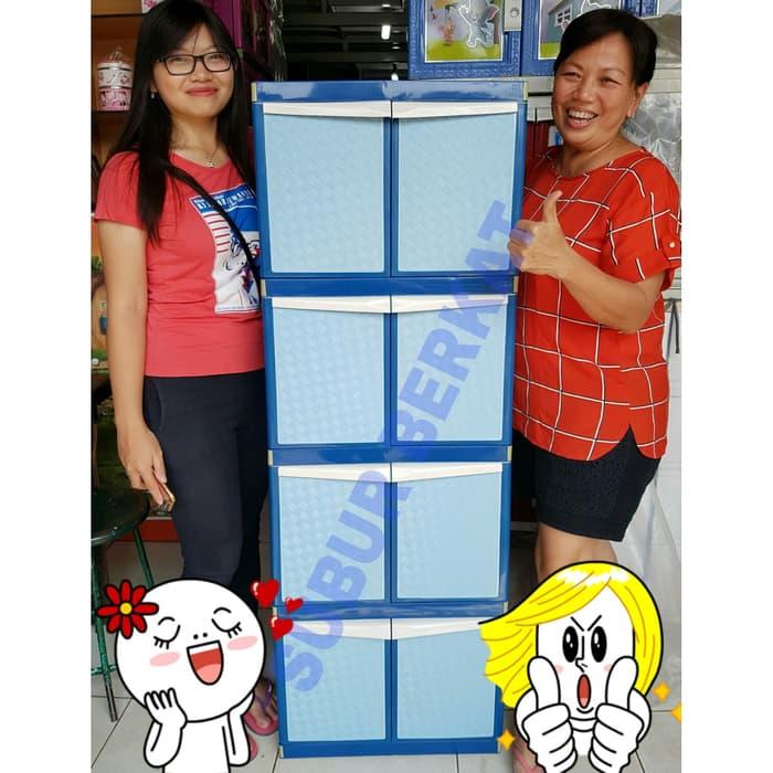 Lemari plastik mini tabitha susun 4 @ lemari plastik napolly pakaian gantung baju rovega murah 4 2 susun lion star napoly club