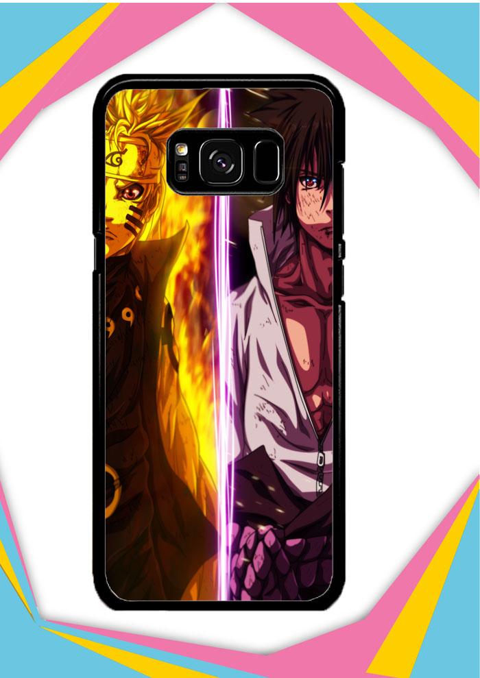 Casing Samsung Galaxy S8 Custom Hardcase NARUTO VS SASUKE MANGA J0320 Case Cover