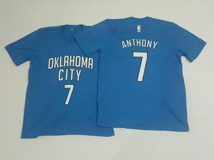 HARGA SPESIAL!!! T shirt / Tshirt / Kaos Basket NBA Carmelo Anthony Oklahoma City OKC - tg7FV3