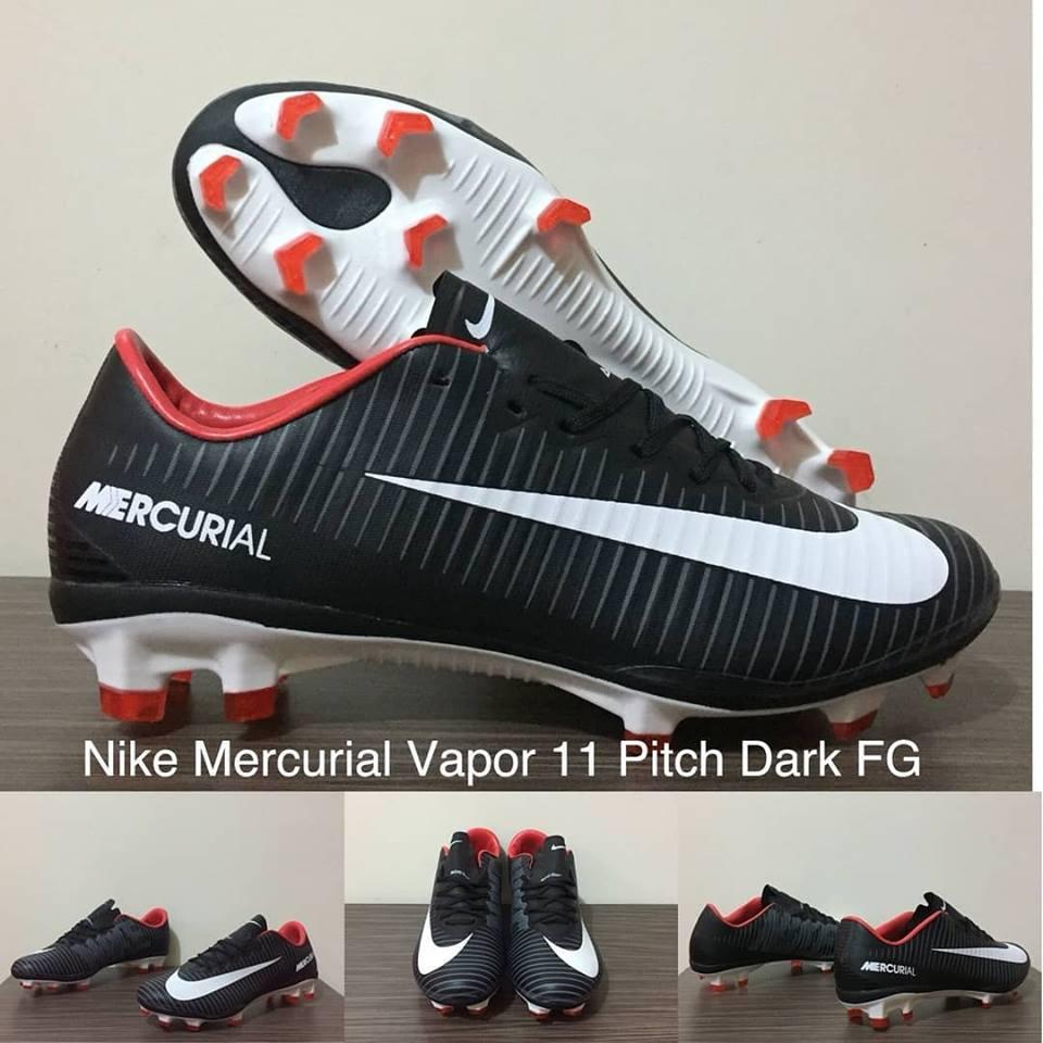 SEPATU BOLA NIKE MERCURIAL VAPOR 11 PITCH DARK FG