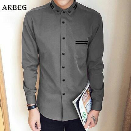 ... theclover NEW FASHION kemeja 5 WARNA KENZO kemeja SLIM FIT kemeja POLOS lengan panjang