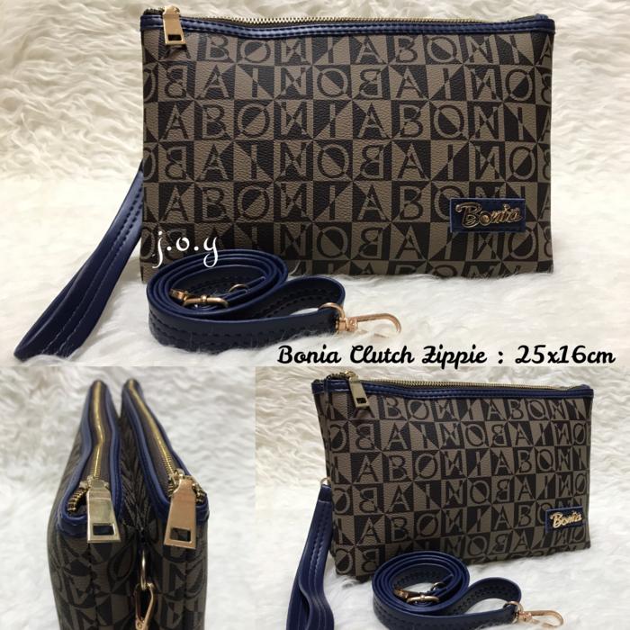 ASLI!!! Tas Murah/Tas Lokal/Branded/Clutch/Bonia Clutch Zippie - ViW67a