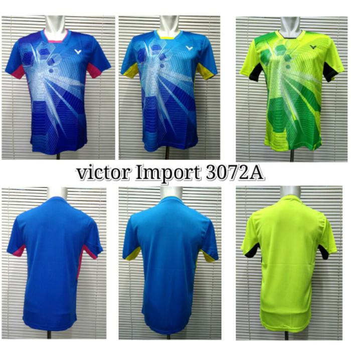 HOT SPESIAL!!! Kaos Bulutangkis / Baju Badminton Victor Import 3072A - XVHhPd