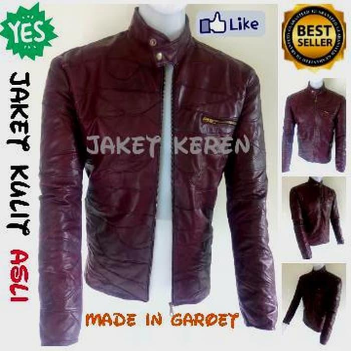 Jaket Kulit asli Pria Cowok Keren | Jaket Kulit Kerja kantor harian TERMURAH
