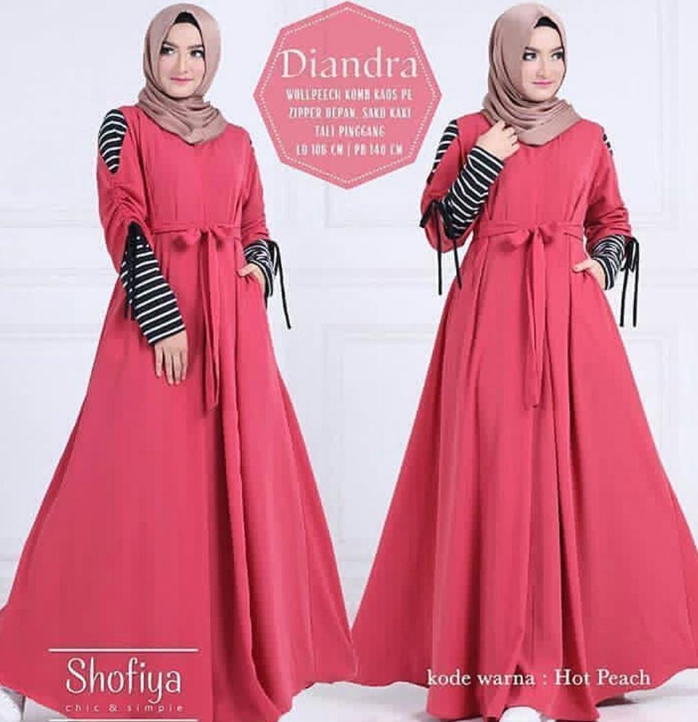 MAXI DRESS BAJU MUSLIM DIANDRA