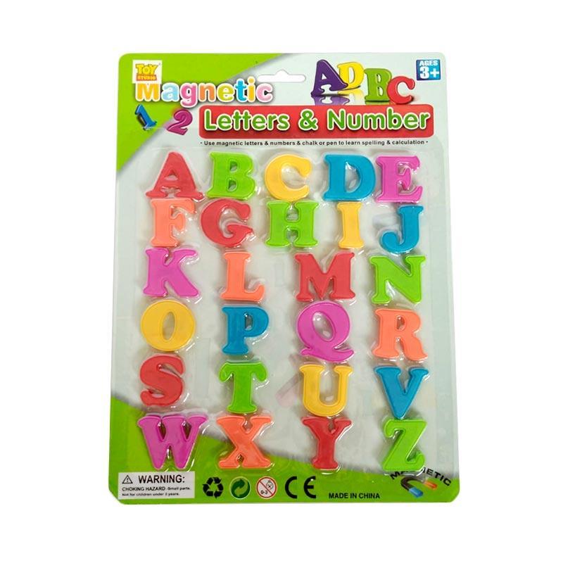 [0960350002] Magnetic Letters & Number ABCD Mainan Edukasi Anak