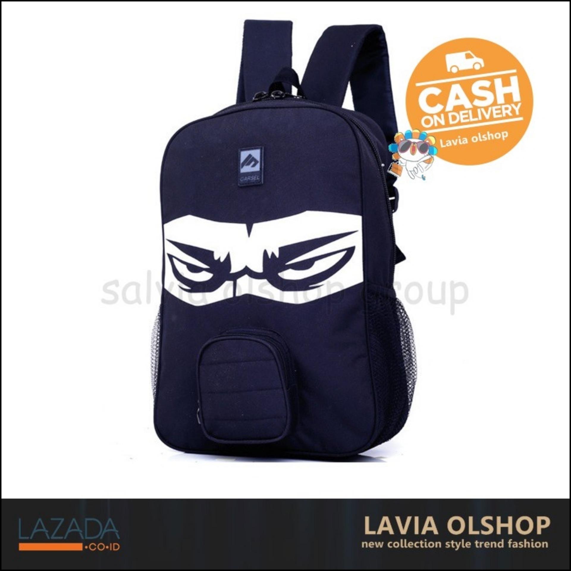 Fashion Tas Ransel Anak Laki-Laki Lucu Dan Modis Model Terbaru GSE 5754 - Hitam