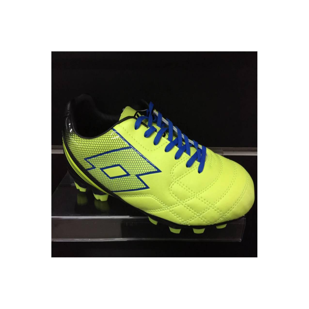Sepatu bola lotto original soccer Spider XI FGT yellow saf /white