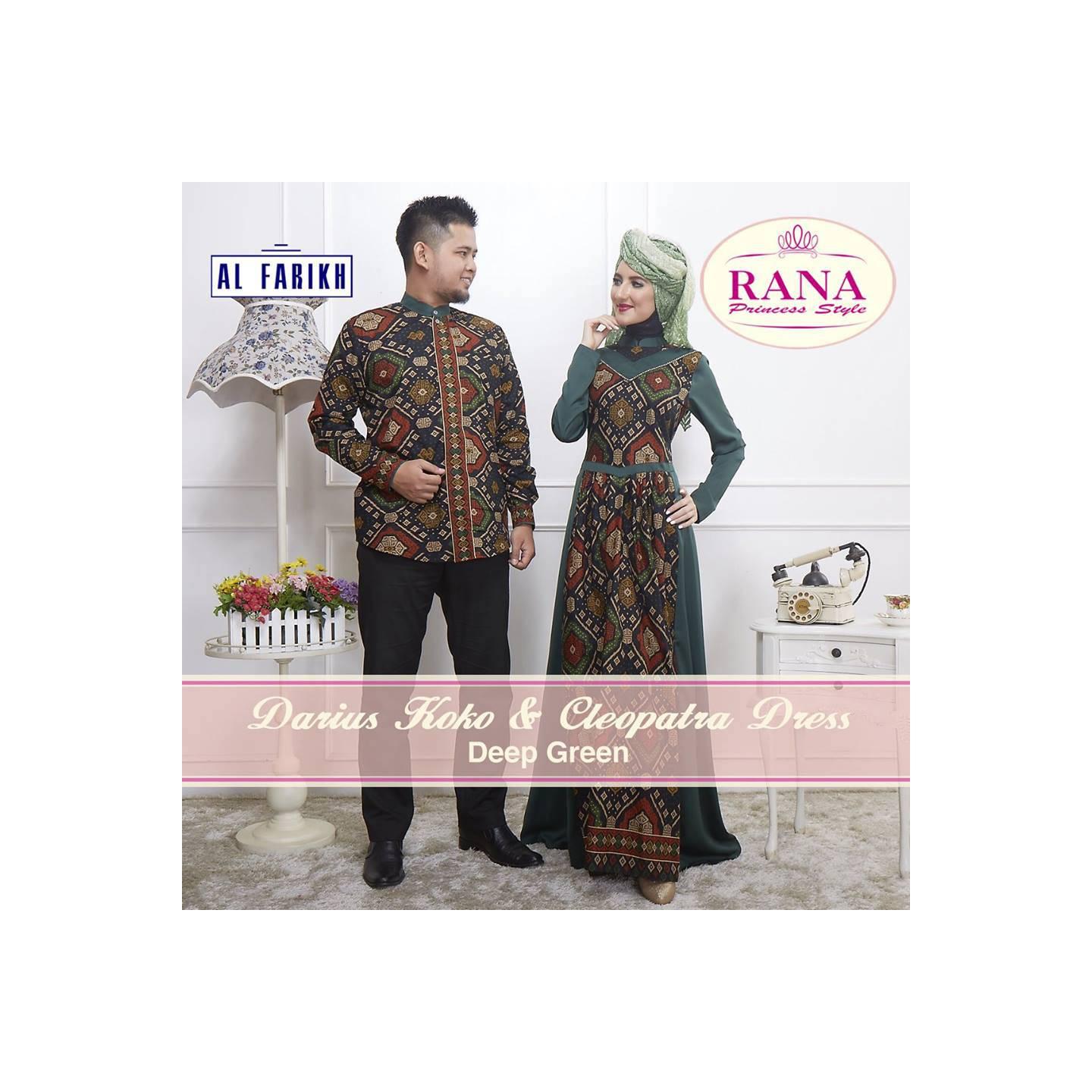 Rana Cleopatra Dress/Gamis Pesta/Baju Muslim Couple