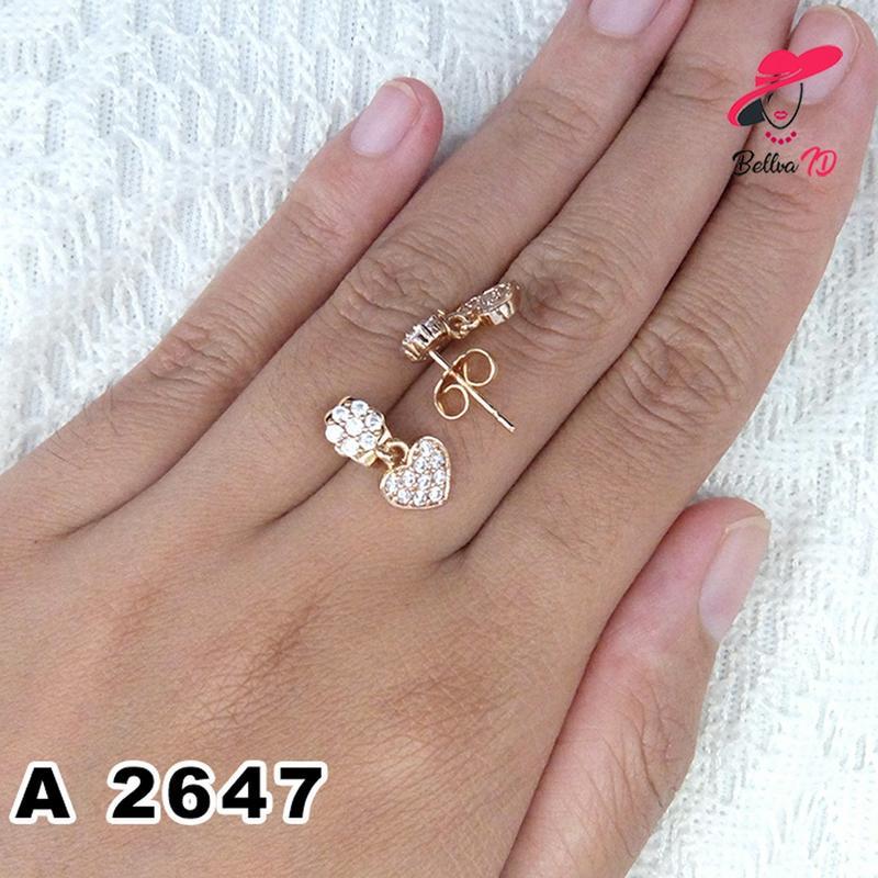 Anting Wanita Lapis Emas Batu Permata A 2647