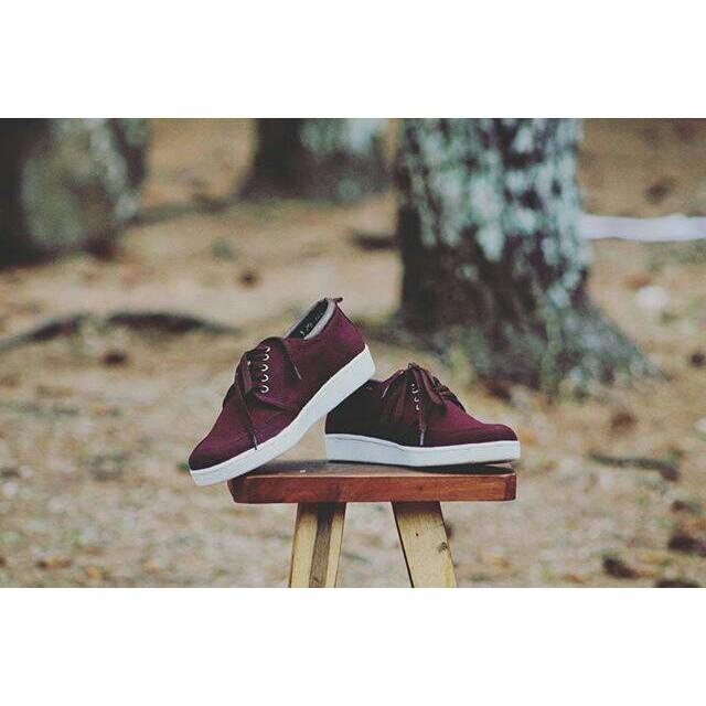 Promo Sepatu Handmade Indonesian Pride Prodigo Kutai Marun Gratis Ongkir