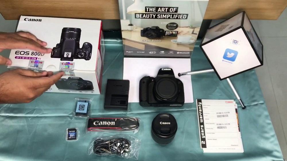Canon EOS 800D Kit 18-55mm IS STM Black Fullset