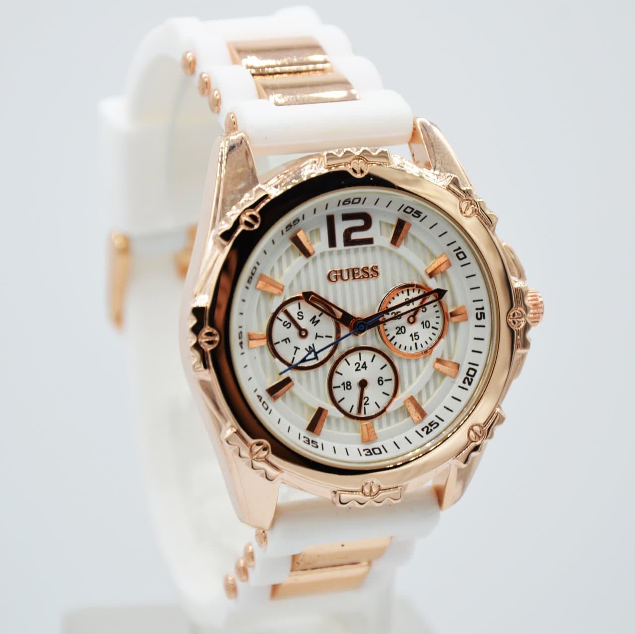 Jam Tangan Wanita Guess Chorno Jam Tangan Kasual - Jam Tangan Fashion