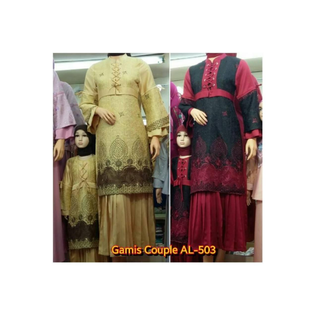 gamis couple mewah ibu dan anak