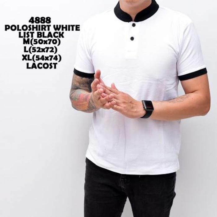 Kaos Polos Berkerah Cowok Blackcurrent30 Model Terbaru Termurah
