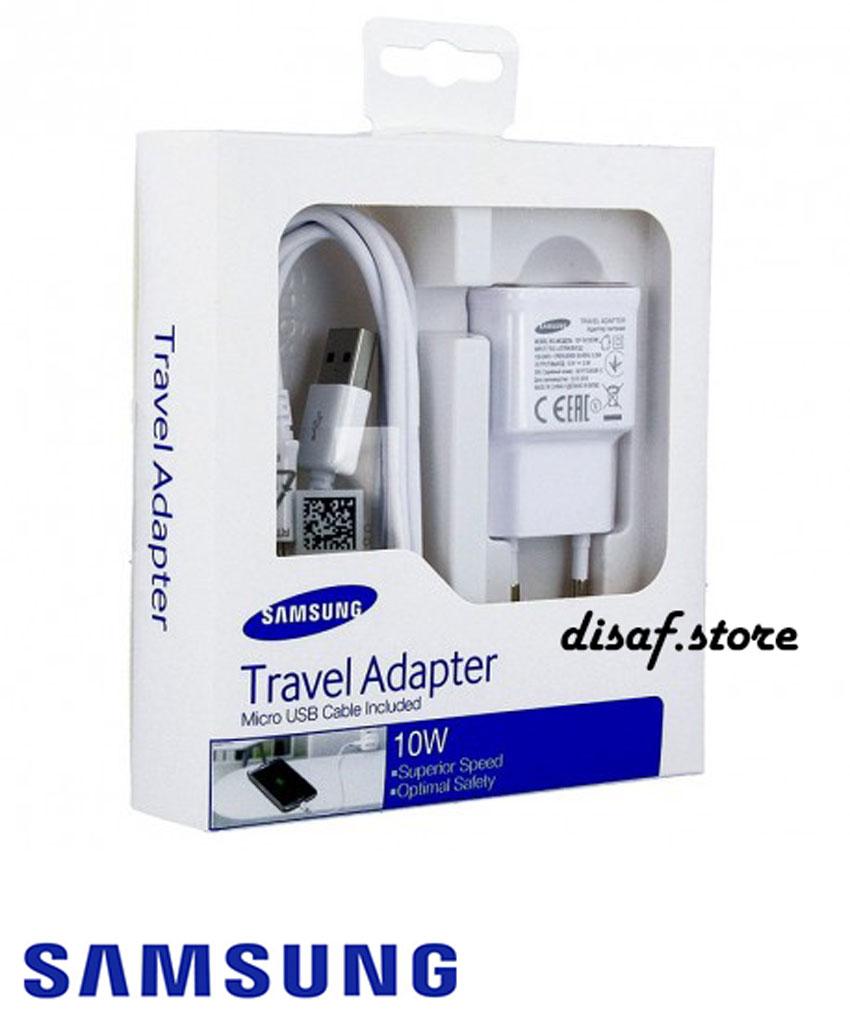Samsung Travel Adapter Charger - 10.6W Kabel Micro USB Charger Samsung - Superior Speed - Putih 