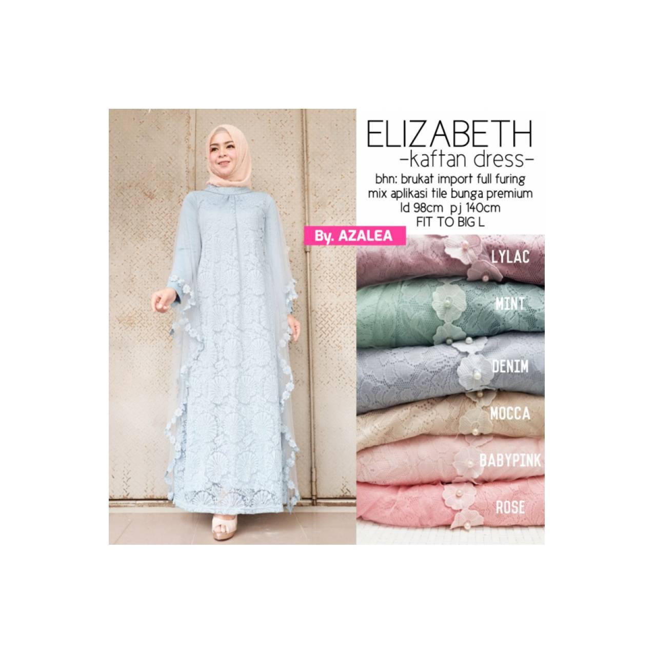 ELIZABETH KAFTAN DRESS BRUKAT / GOOD QUALITY / MAXI DRESS BRUKAT