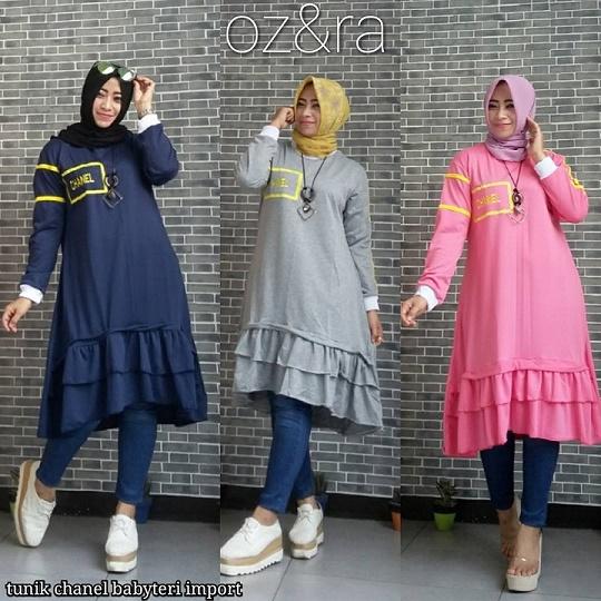 Amiara Tunik Wanita Baju Atasan Import Tunik Bebytery Import